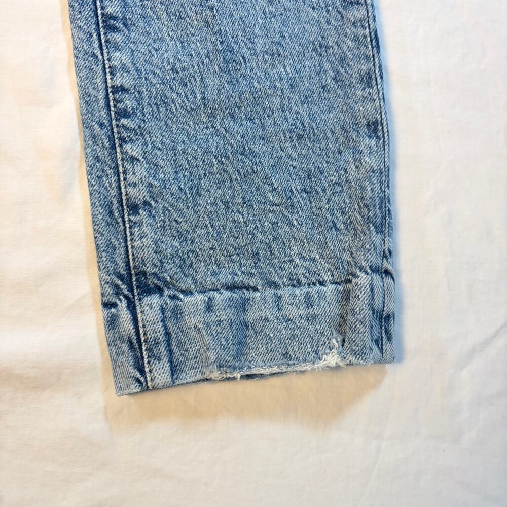 AllSaints womens Zoe Jeans button fly light medium wash, knee distress. Size 27 - Picture 7 of 7